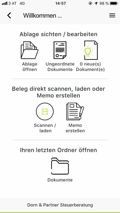 Emulate iPhone app DocScan by Dorn & Partner using MyAndroid