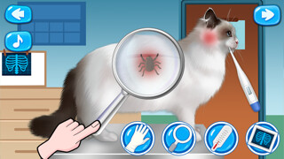 Emulate iPhone app Doctor School! - Puppy & Kitty! using MyAndroid
