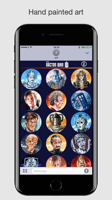 Emulate iPhone app Doctor Who Stickers Pack 1 using MyAndroid Emulate iPhone app Doctor Who Stickers Pack 1 using MyAndroid