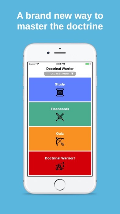Emulate iPhone app Doctrinal Warrior: LDS Tools using MyAndroid