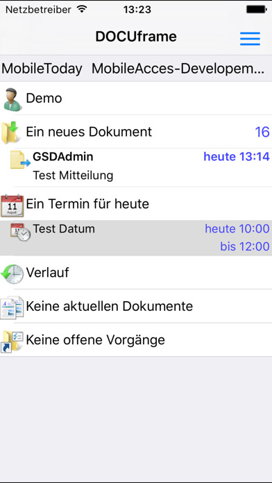Emulate iPhone app DOCUframe2 using MyAndroid Emulate iPhone app DOCUframe2 using MyAndroid