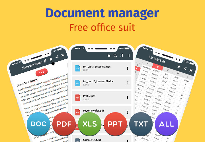 Run android online APK Document Manager: Free Office Suite from MyAndroid or emulate Document Manager: Free Office Suite using MyAndroid