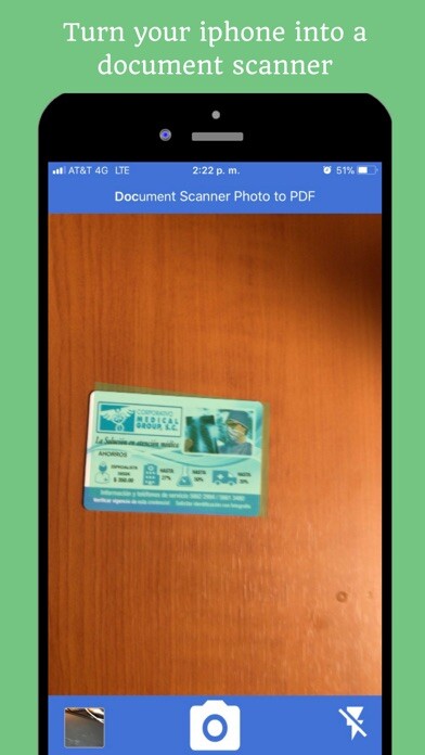 Emulate iPhone app Document Scanner Photo to PDF using MyAndroid