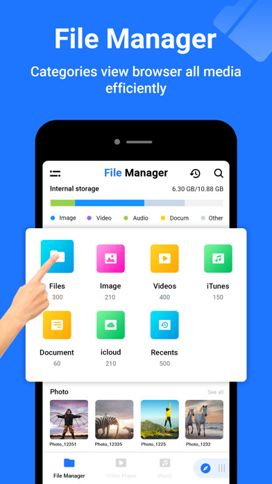 Emulate iPhone app Documents : Media File Manager using MyAndroid Emulate iPhone app Documents : Media File Manager using MyAndroid
