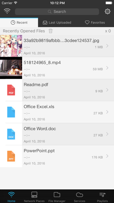 Emulate iPhone app Documents Reader and File Manager Pro using MyAndroid