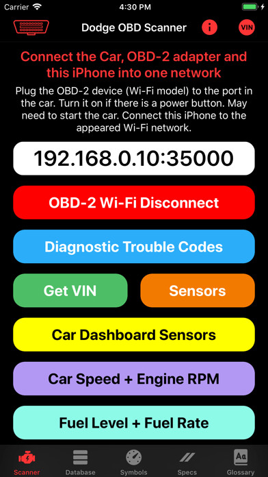 Emulate iPhone app Dodge OBD App using MyAndroid Emulate iPhone app Dodge OBD App using MyAndroid