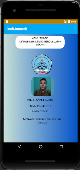 Run android online APK Dodi J - STMIK MERCUSUAR from MyAndroid or emulate Dodi J - STMIK MERCUSUAR using MyAndroid