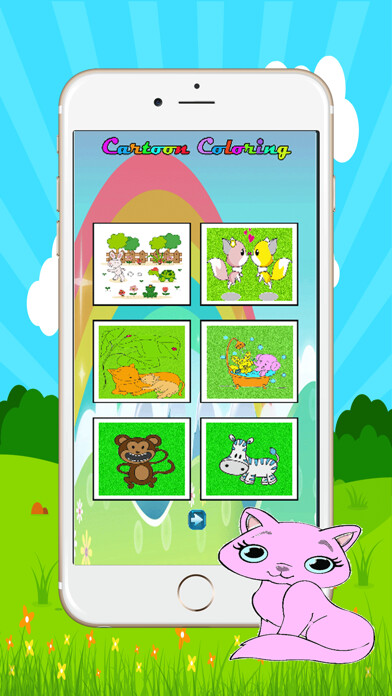 Emulate iPhone app dog and cat coloring book : free printable coloring pages for adult and little kids using MyAndroid Emulate iPhone app dog and cat coloring book : free printable coloring pages for adult and little kids using MyAndroid