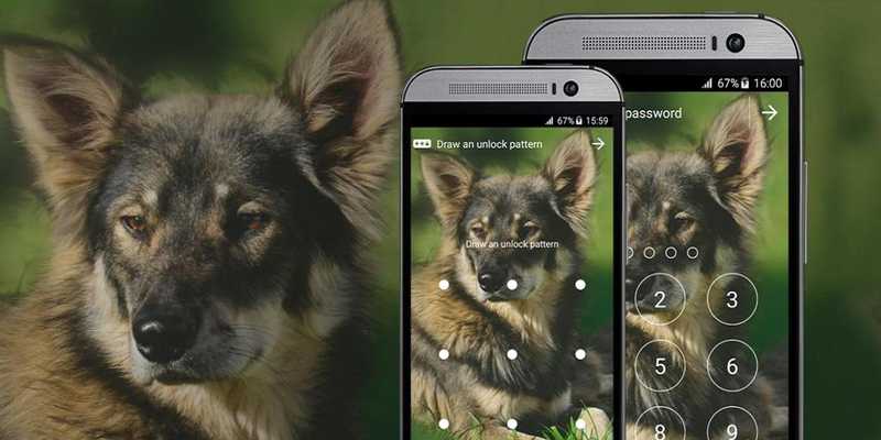 Emulate Android APK Dog App Lock Theme