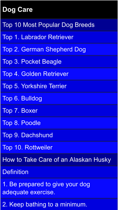 Emulate iPhone app dog care guide using MyAndroid Emulate iPhone app dog care guide using MyAndroid