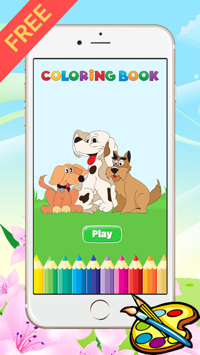 Emulate iPhone app Dog Coloring Book for kid - Animal Paint and Drawing free game color good HD using MyAndroid Emulate iPhone app Dog Coloring Book for kid - Animal Paint and Drawing free game color good HD using MyAndroid