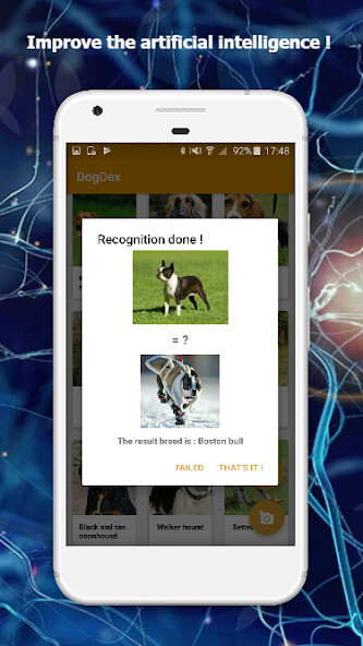 Emulate DogDex - Automatic dog breed recognition from MyAndroid or run DogDex - Automatic dog breed recognition using MyAndroid