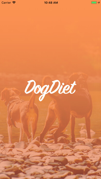 Emulate iPhone app DogDiet - Feed your dog using MyAndroid