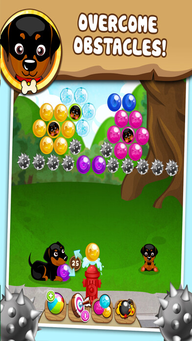 Emulate iPhone app Doggy Bubbles - Play bubbleshooter in this action packed game! using MyAndroid