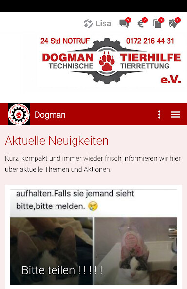 Run android online APK Dogman Tierhilfe from MyAndroid or emulate Dogman Tierhilfe using MyAndroid Run android online APK Dogman Tierhilfe from MyAndroid or emulate Dogman Tierhilfe using MyAndroid