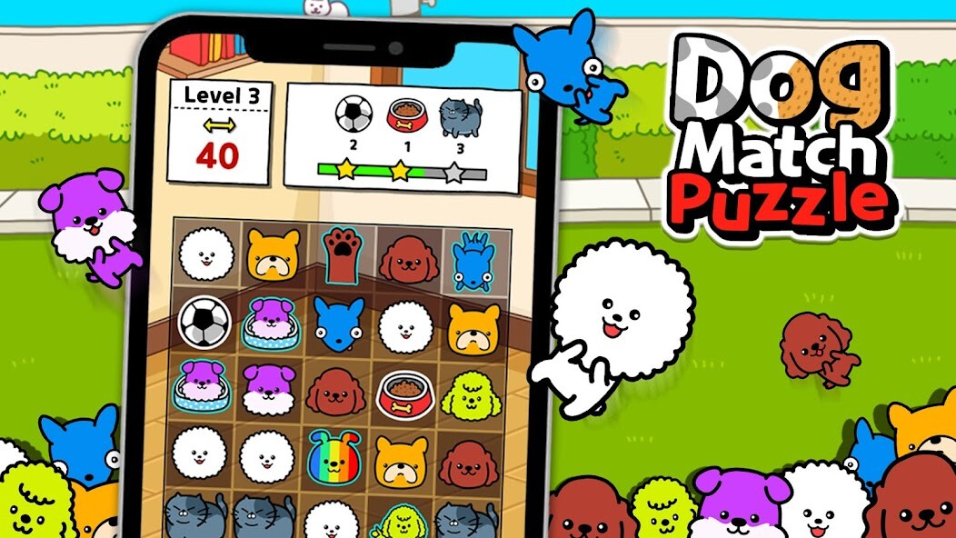 Run android online APK Dog Match Puzzle from MyAndroid or emulate Dog Match Puzzle using MyAndroid