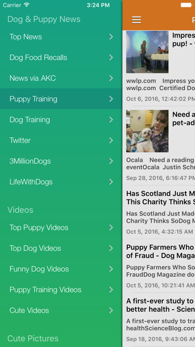 Emulate iPhone app Dog News & Puppy Training Tips Free using MyAndroid Emulate iPhone app Dog News & Puppy Training Tips Free using MyAndroid