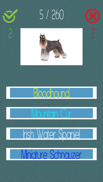 Emulate iPhone app Dog Quiz  (250+ Breeds) using MyAndroid