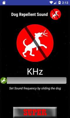 Emulate Android APK Dog repellent sound