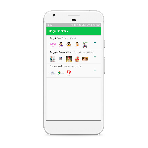 Run android online APK Dogri Stickers from MyAndroid or emulate Dogri Stickers using MyAndroid