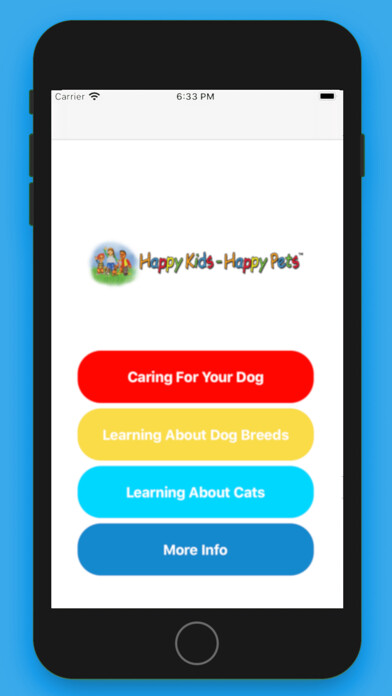 Emulate iPhone app Dogs Cats and Me using MyAndroid