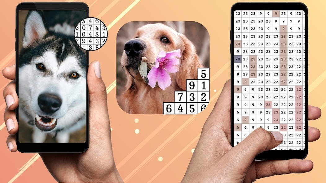 Run android online APK Dogs: Pixel Paint By Number from MyAndroid or emulate Dogs: Pixel Paint By Number using MyAndroid
