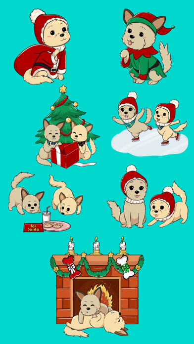 Emulate iPhone app Dog Stickers by Woof Warehouse using MyAndroid Emulate iPhone app Dog Stickers by Woof Warehouse using MyAndroid