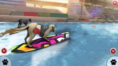 Emulate iPhone app Dog Surfing Championship 2020 using MyAndroid
