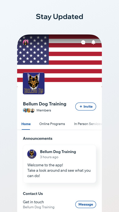 Emulate iPhone app Dog trainer pro: Bellum K9 using MyAndroid