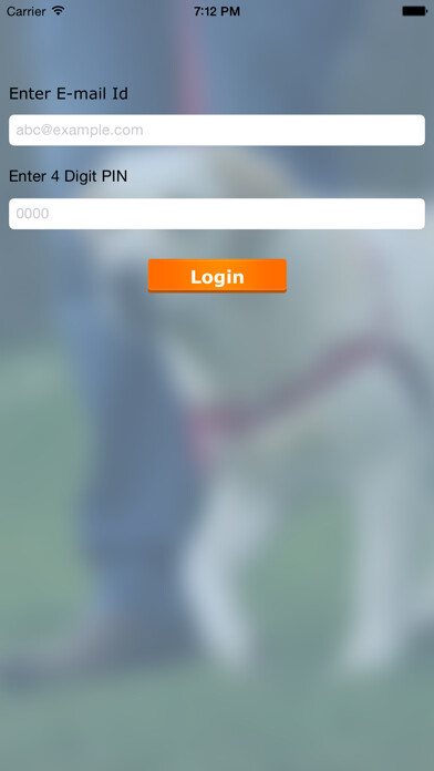 Emulate iPhone app Dog Walking Time Sheet using MyAndroid
