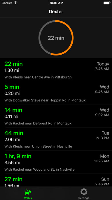 Emulate iPhone app DogWalk using MyAndroid Emulate iPhone app DogWalk using MyAndroid
