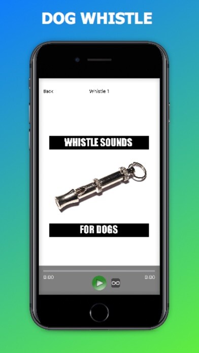 Emulate iPhone app Dog Whistle Sounds High Pitch! using MyAndroid