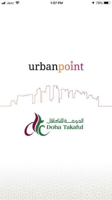 Emulate iPhone app Doha Takaful - Urban Point using MyAndroid
