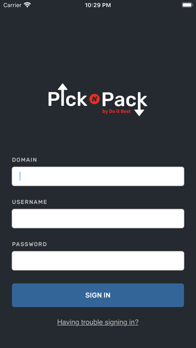 Emulate iPhone app Do it Best - Pick n Pack using MyAndroid Emulate iPhone app Do it Best - Pick n Pack using MyAndroid