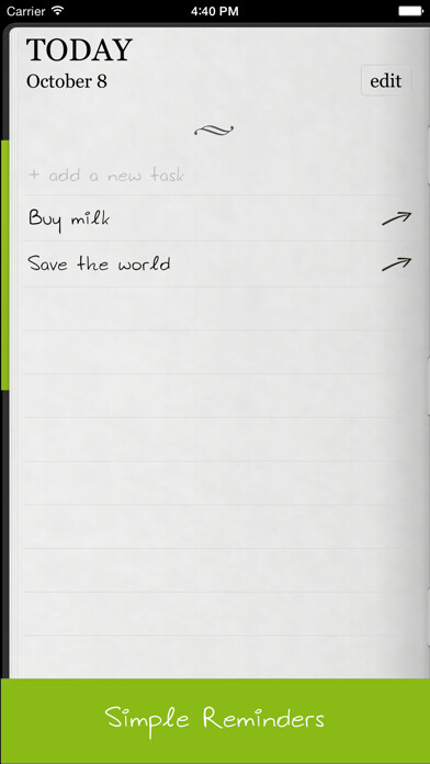 Emulate iPhone app Do it (Tomorrow) using MyAndroid