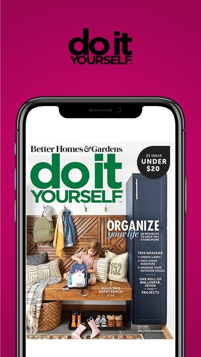 Emulate iPhone app Do It Yourself Magazine using MyAndroid