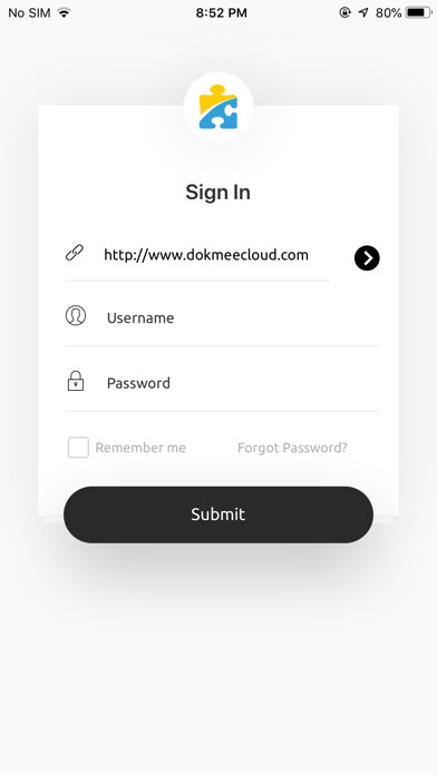 Emulate iPhone app Dokmee DMS using MyAndroid