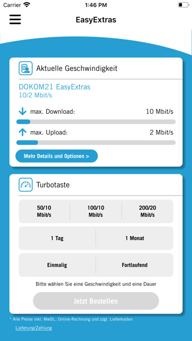Emulate iPhone app DOKOM21 EasyExtras using MyAndroid
