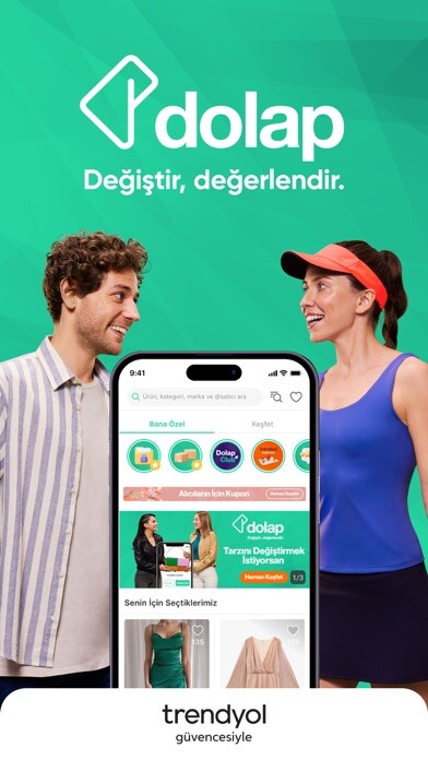 Emulate iPhone app Dolap - İkinci El Alışveriş using MyAndroid