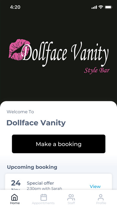Emulate iPhone app Dollface Vanity using MyAndroid Emulate iPhone app Dollface Vanity using MyAndroid