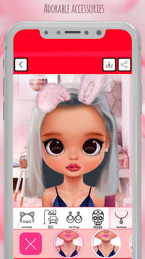 Run android online APK Dollicon Cute Doll Avatar from MyAndroid or emulate Dollicon Cute Doll Avatar using MyAndroid