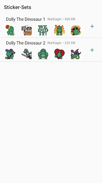 Run android online APK Dolly the Dinosaur - Sticker from MyAndroid or emulate Dolly the Dinosaur - Sticker using MyAndroid