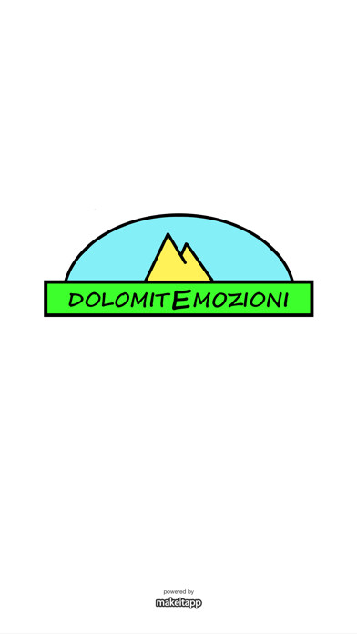 Emulate iPhone app DOLOMITEMOZIONI using MyAndroid