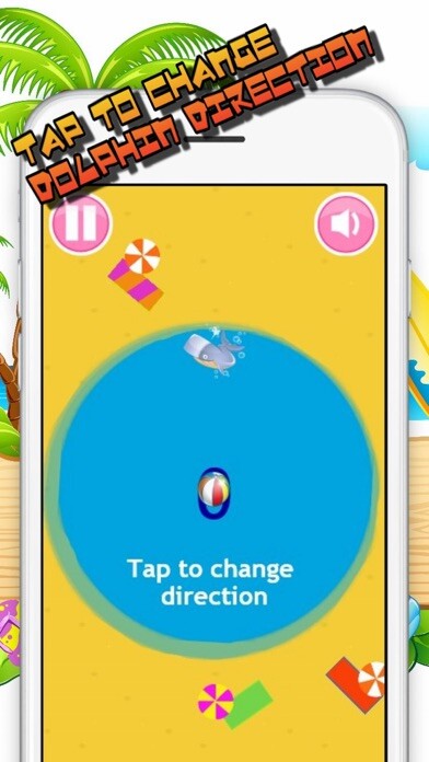 Emulate iPhone app Dolphin Ball Game using MyAndroid