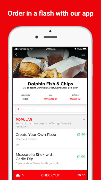 Emulate iPhone app Dolphin Fish & Chip using MyAndroid Emulate iPhone app Dolphin Fish & Chip using MyAndroid