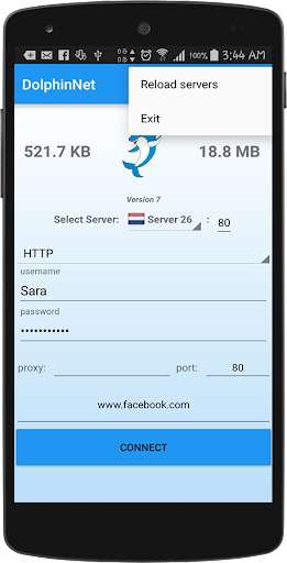 Run android online APK DolphinNet VPN from MyAndroid or emulate DolphinNet VPN using MyAndroid