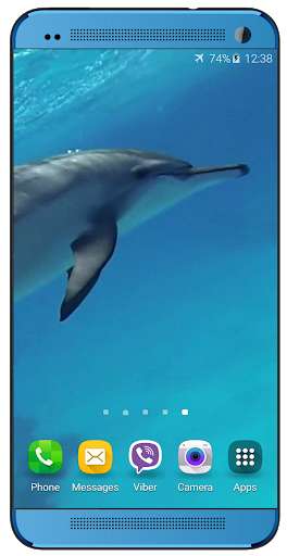 Emulate Android APK Dolphins +Sound Live Wallpaper