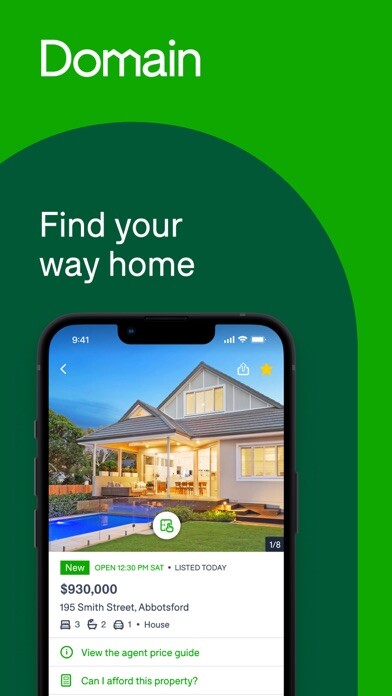 Emulate iPhone app Domain Real Estate & Property using MyAndroid