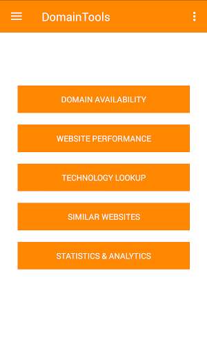 Run android online APK Domain Tools and Website Tools from MyAndroid or emulate Domain Tools and Website Tools using MyAndroid