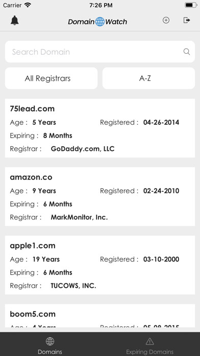 Emulate iPhone app DomainWatch using MyAndroid Emulate iPhone app DomainWatch using MyAndroid